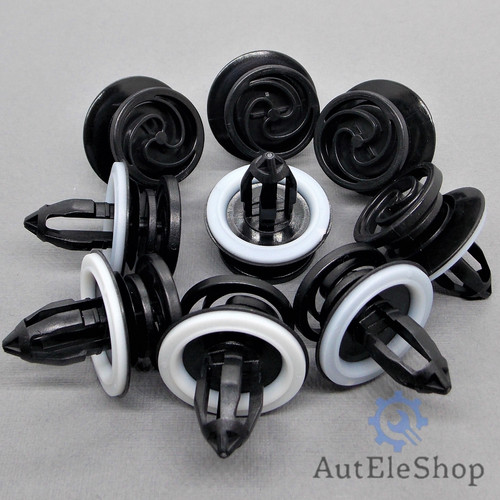 10x türverkleidung clips - 10x,